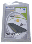 1GB PC3200 DIMM CL: 3 184 pin, Non ECC  Unbuffered - Apple