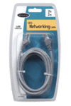 Cat 5e Ethernet Cable Snagless Molded Gray 7ft  Molded/Snagless