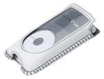iPod Leather Case w/Accent Stitching White Mini