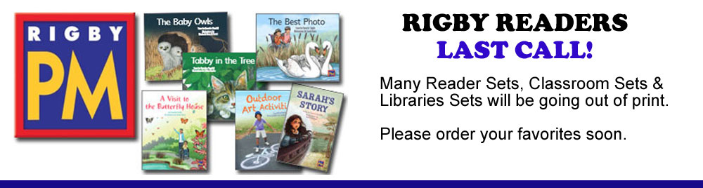 Rigby Leveled Readers - Last Call!