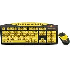 Keys-U-See Wireless Keyboard & Mouse | Special Education