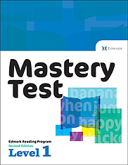 Edmark Reading Program: Level 1 Second Edition Mastery Test | Pro-Ed Inc