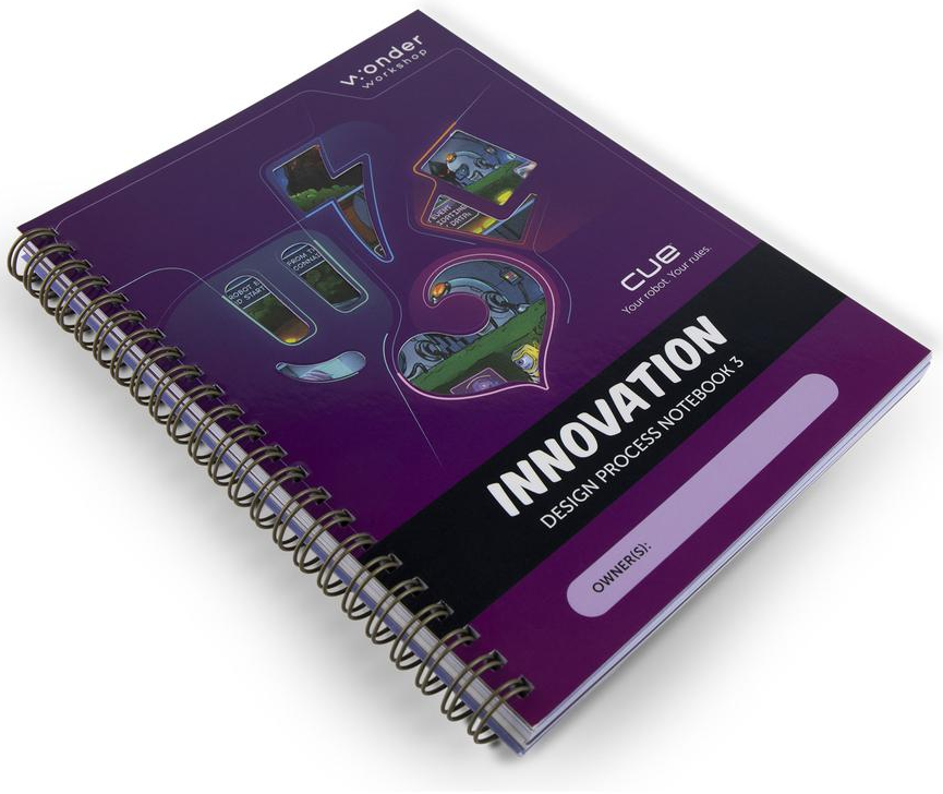 New! Cue Applied Robotics Curriculum, Unit 3: Innovation - Student Notebook | Math