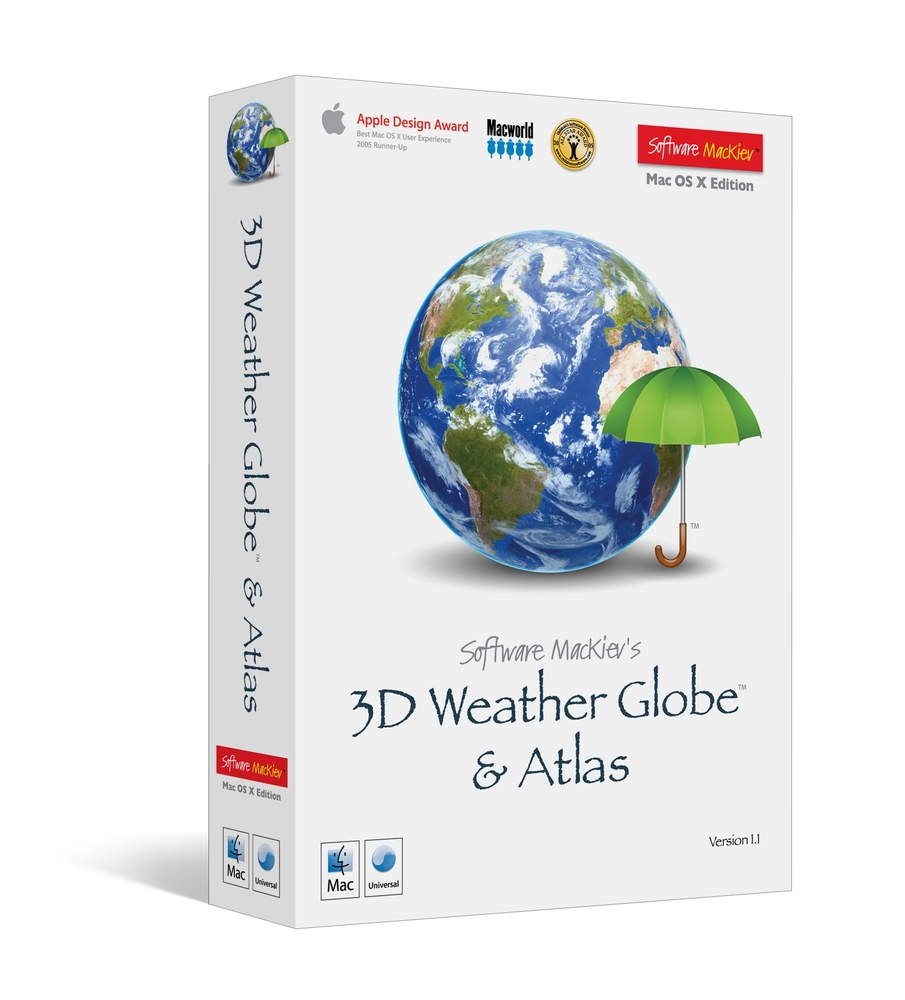 3D Weather Globe & Atlas | Software MacKiev