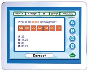 Mastering Math Skills - Grade 6 Interactive Whiteboard CD - Site License | Math