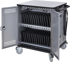 Spectrum Pro32 Notebook Cart with Balloon Wheels | Charging Carts