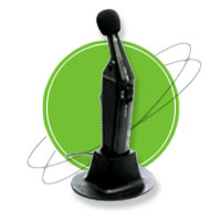 ANC-300 Dual Function Hand-Held Computer Microphone | Headphones & Listening Centers