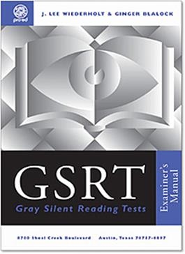 GSRT Manual | Pro-Ed Inc