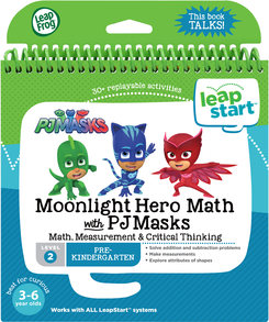 LeapFrog LeapStart 3D Moonlight Hero Math with PJ Masks Book | Math