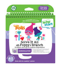 LeapFrog LeapStart 3D Solve It All with Poppy & Branch Trolls Book | Language Arts / Reading