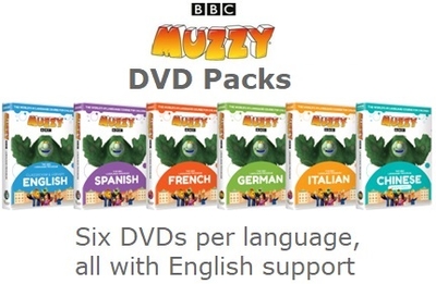 MUZZY Library Edition DVD Packs | World Languages