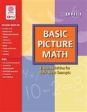 BASIC PICTURE MATH PRINT BOOK 1 | Pro-Ed Inc