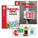 SURV SIGNS BOOK & 80 POSTER SIGNS-KIT | Special Education
