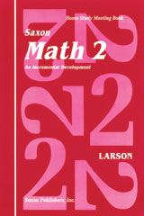 Saxon Math 2 Homeschool Student's Meeting Book 1st Edition | Math