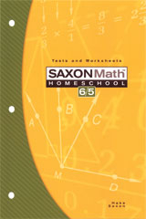 Saxon Math 6/5 Homeschool Testing Book 3rd Edition | Math