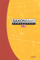 Saxon Math 7/6 Homeschool Student Edition 4th Edition 2005 | Math