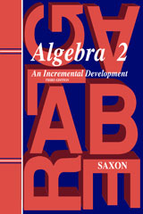 Saxon Algebra 2 Homeschool Kit Third Edition | Math