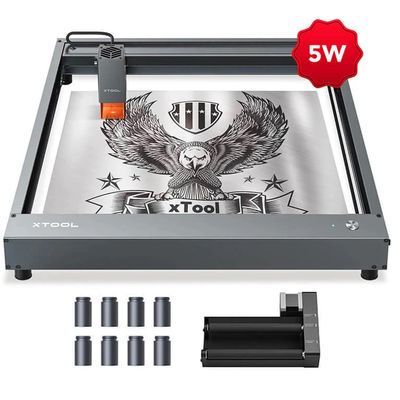 D1-5w+D1 with rotary attachment and Risers 8 Pack | Product Repository