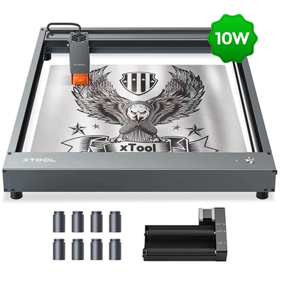 D1-10w+D1 with rotary attachment and Risers 8 Pack | Product Repository