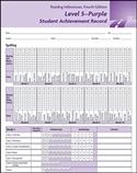 Reading Milestones Fourth Edition, Level 5 (Purple) Student Achievement Record | Special Education
