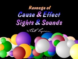 Revenge of Cause & Effect-Sights & Sounds | Special Education