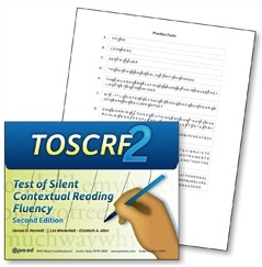 Test of Silent Contextual Reading Fluency Second Edition | Special Education