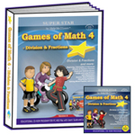 Image Games of Math 4 - Division and Fractions