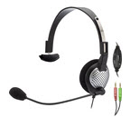 Image Andrea NC-181VM Monaural Computr Hdst w-NC Mic, volume & mute controls -3.5mm