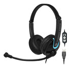 Image Andrea NC-255VM USB On-Ear USB Stereo Computer Headset w-NC Microphone